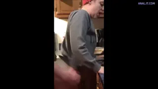 Fucked hard in the kitchen
