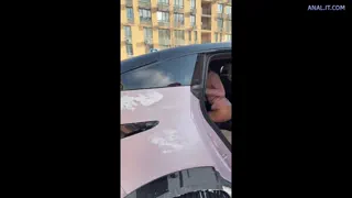 Just casually adjusting my butt plug in the backseat, no big deal