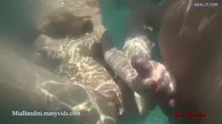 Anal Creampie Underwater